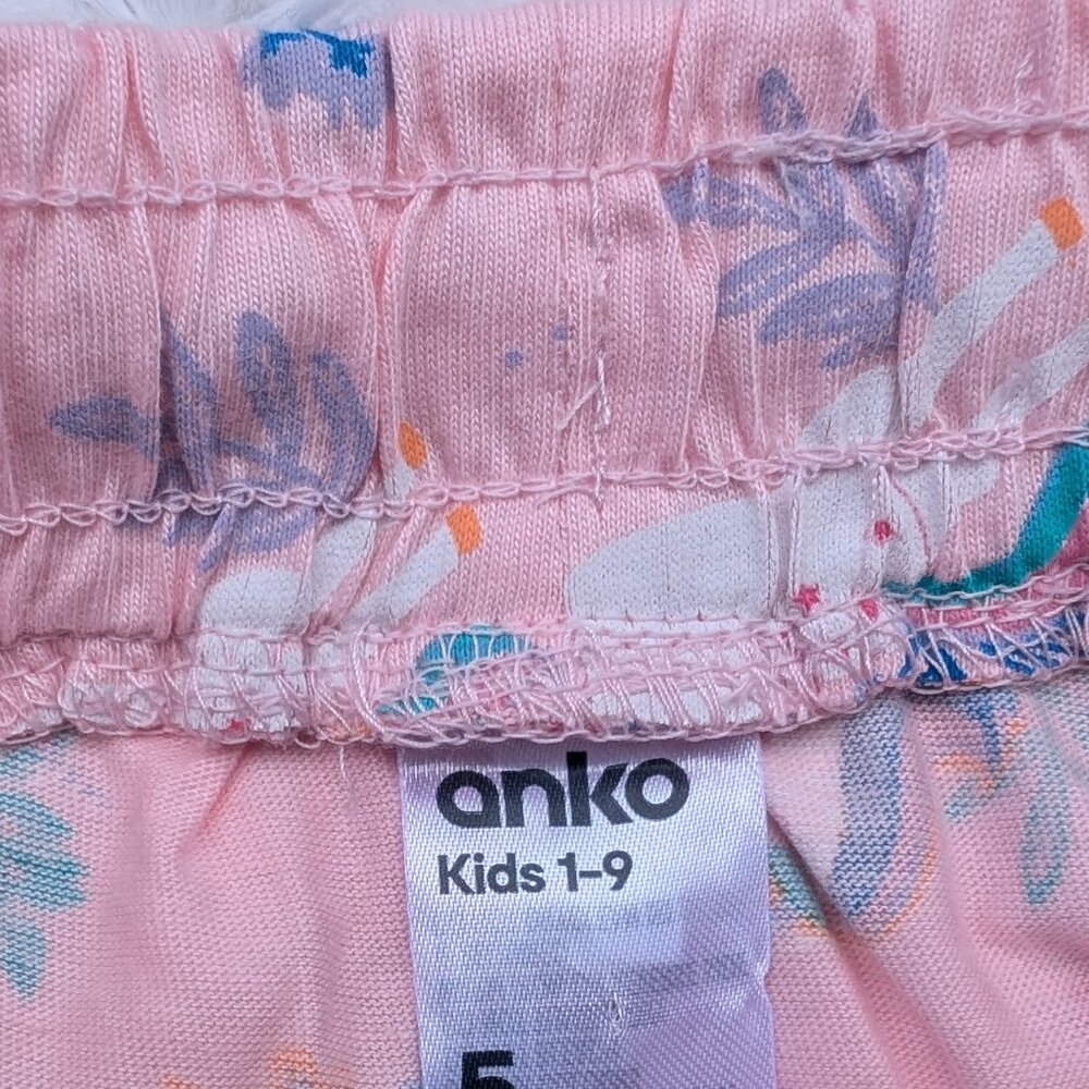 Pack of Colorful Kids' Shorts with Whimsical Unicorn & Seaside Themes NWOT - Picture 5 of 10